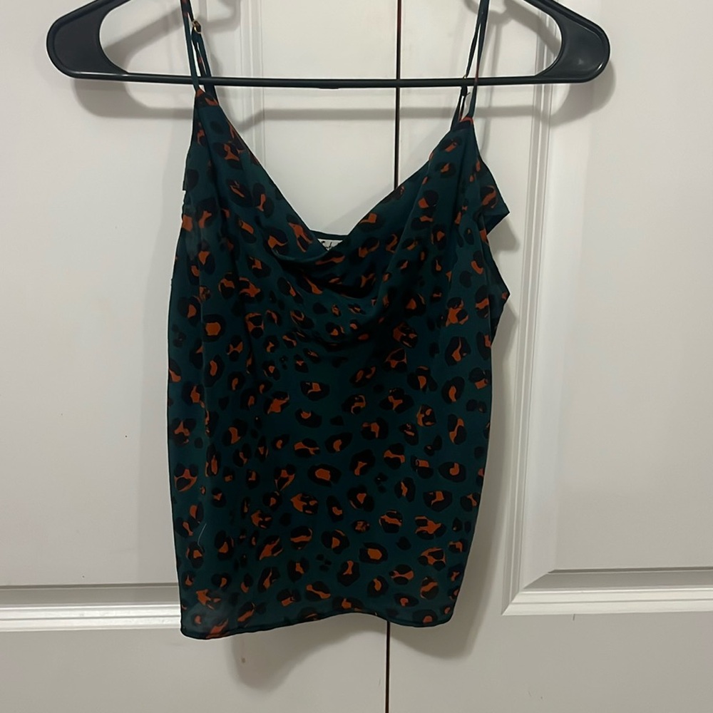 Free People Cheetah print tank top